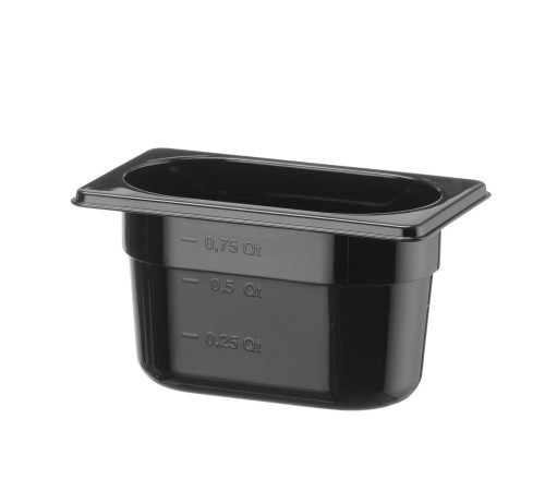 Przejdź do produktu Pojemnik GN 1/9 COOL, HENDI, COOL, GN 1/9, 0,9L, czarny, 108x176x(H)100mm