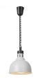 Lampa do podgrzewania potraw wisząca, w kształcie kopuły, HENDI, biały, 230V/250W, ⌀250x(H)207mm