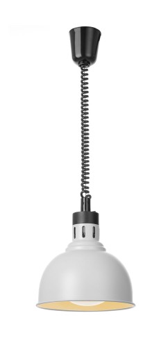 Przejdź do produktu Lampa do podgrzewania potraw wisząca, w kształcie kopuły, HENDI, biały, 230V/250W, ⌀250x(H)207mm