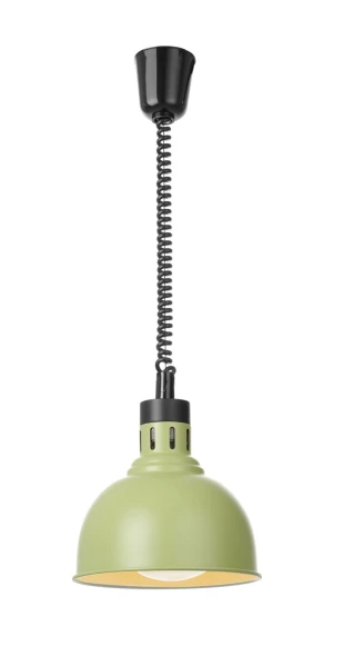Lampa do podgrzewania potraw wisząca, w kształcie kopuły, HENDI, zielony, 230V/250W, ⌀250x(H)207mm