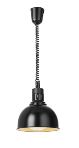 Przejdź do produktu Lampa do podgrzewania potraw wisząca, w kształcie kopuły, HENDI, czarny, 230V/250W, ⌀250x(H)207mm
