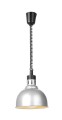 Lampa do podgrzewania potraw wisząca, w kształcie kopuły, HENDI, srebrny, 230V/250W, ⌀250x(H)207mm
