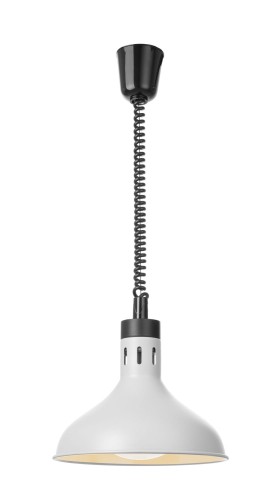 Przejdź do produktu Lampa do podgrzewania potraw wisząca, w kształcie dzwonu, HENDI, biały, 230V/250W, ⌀295x(H)207mm