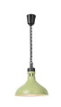 Lampa do podgrzewania potraw wisząca, w kształcie dzwonu, HENDI, zielony, 230V/250W, ⌀295x(H)207mm