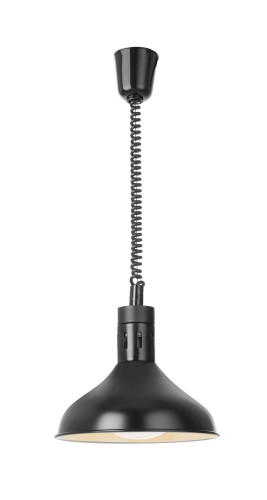 Przejdź do produktu Lampa do podgrzewania potraw wisząca, w kształcie dzwonu, HENDI, czarny, 230V/250W, ⌀295x(H)207mm