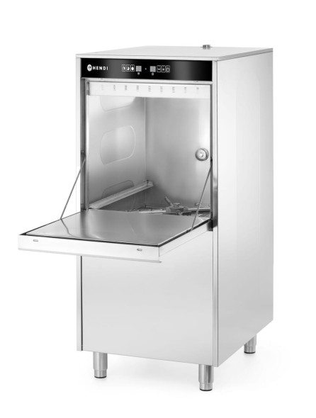 Zmywarka do garnków i tac 50x60 – sterowana elektronicznie, z dozownikiem detergentu i pompą spustową, HENDI