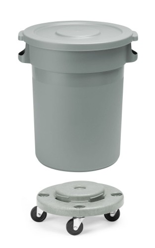 Przejdź do produktu Wózek do kontenera okrągłego, AmerBox, do 691403, ⌀400x(H)165mm
