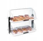 Witrynka Roll top - podwójna, HENDI, 465x310x(H)410mm
