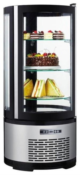 Witryna chłodnicza okrągła, Arktic, 100L, 230V/210W