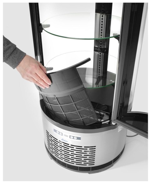 Witryna chłodnicza okrągła, Arktic, 100L, 230V/210W