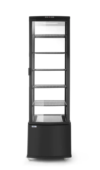 Witryna chłodnicza, 270 l, Arktic, czarny, 230V/290W