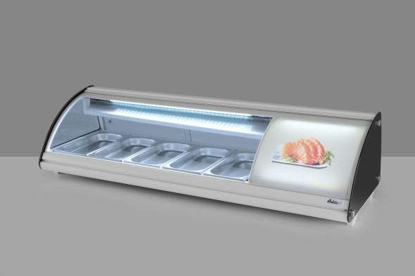 Witryna chłodnicza 5x GN 1/3, Arktic, 230V/160W