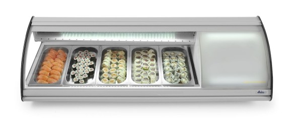 Witryna chłodnicza 5x GN 1/3, Arktic, 230V/160W