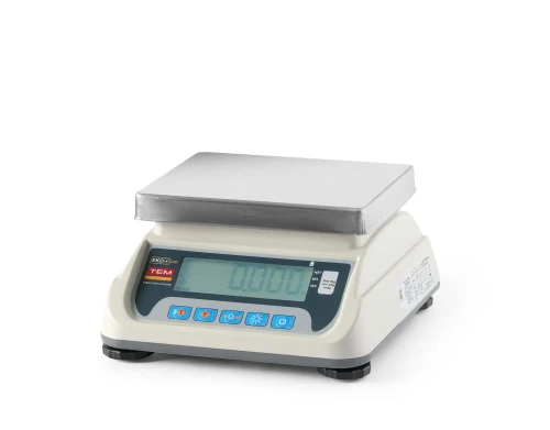 Przejdź do produktu Waga sklepowa LCD z portem RS232 i legalizacją do 6kg, seria ECO, +, TEM, 255x264x(H)189mm