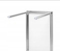 Stół centralny z półką – skręcany, głębokość 600 mm, HENDI, Profi Line, 1000x600x(H)850mm