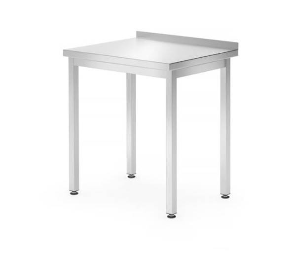 Stół przyścienny, skręcany, HENDI, Kitchen Line, 600x600x(H)850mm