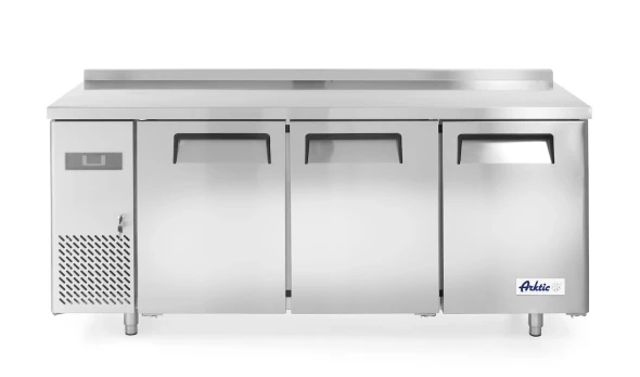 Stół chłodniczy 3-drzwiowy z agregatem bocznym, Arktic, Kitchen Line, 291L