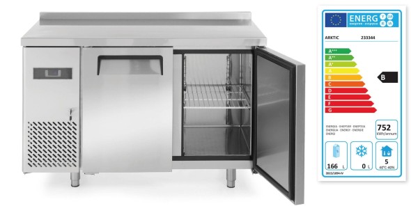 Stół chłodniczy 2-drzwiowy z agregatem bocznym, Arktic, Kitchen Line, 166L