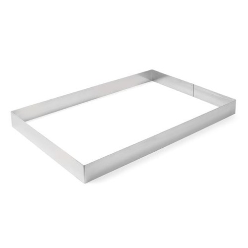 Przejdź do produktu Rant piekarniczo-cukierniczy prostokątny, HENDI, 585x385x(H)60mm