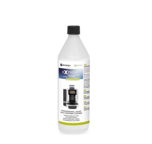 Przejdź do produktu Extreme Milk Frother Cleaner profesjonalny płyn do czyszczenia toru spieniania mleka w ekspresach do kawy, HENDI, 1 l