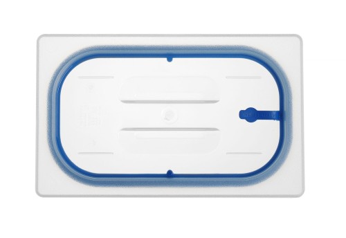Przejdź do produktu Pokrywka do pojemników GN z polipropylenu z uszczelką, HENDI, GN 1/4, transparentny, 265x162mm