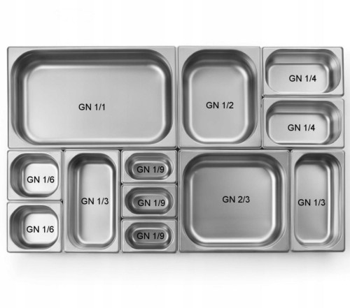 Przejdź do produktu Pokrywka do pojemników GN, HENDI, Kitchen Line, GN 2/3, 354x325mm