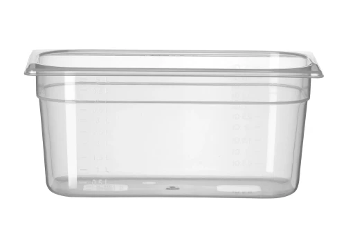 Przejdź do produktu Pojemnik GN 1/3 z polipropylenu, HENDI, Profi Line, GN 1/3, 5,7L, transparentny, 325x176x(H)150mm
