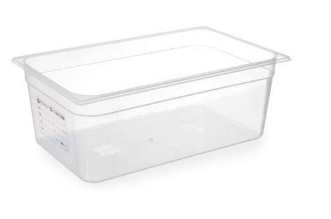 Przejdź do produktu Pojemnik GN 1/1 HACCP, HENDI, GN 1/1, 21L, transparentny, 530x325x(H)150mm