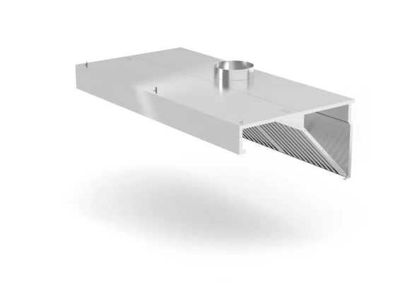 Okap przyścienny, skośny, HENDI, Profi Line, z oświetleniem LED, 1000x700
