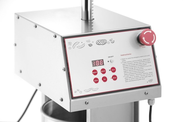 Nadziewarka elektryczna do kiełbas 15 l, HENDI, 15L