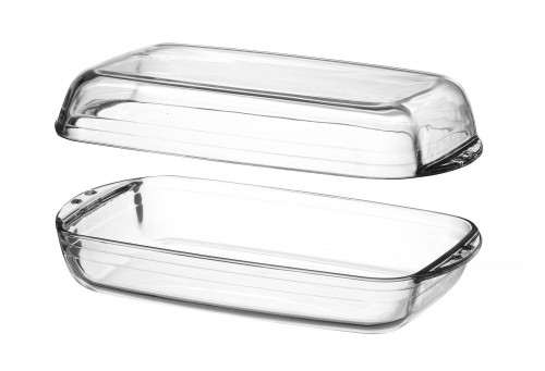 Przejdź do produktu Naczynie żaroodporne, podwójne OVENCHEF, Duralex, transparentny, 355x220x(H)110mm