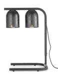 Lampa do podgrzewania potraw, podwójna, HENDI, czarny, 230V/250W, 453x360x(H)790mm
