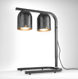Przejdź do produktu Lampa do podgrzewania potraw, podwójna, HENDI, czarny, 230V/250W, 453x360x(H)790mm
