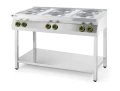 Kuchnia elektryczna 6-płytowa na podstawie otwartej, HENDI, Kitchen Line, 400V