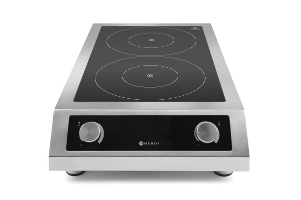 Kuchenka indukcyjna podwójna 7000, HENDI, Profi Line, 400V/7000W