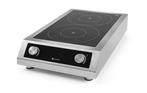 Kuchenka indukcyjna podwójna 7000, HENDI, Profi Line, 400V/7000W