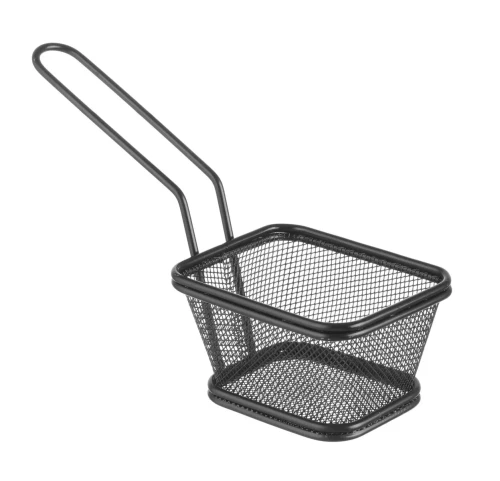 Przejdź do produktu Koszyk miniaturowy do smażonych przekąsek, HENDI, 105x90x(H)60mm