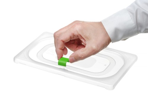 Przejdź do produktu Klipsy do pojemników GN HACCP z polipropylenu, HENDI, zielony, 12 szt