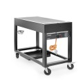 Grill gazowy Tampa, HENDI, czarny, 10kW