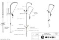 Bateria prysznicowa, HENDI, 810262