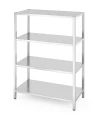 Regał magazynowy z 4 półkami pełnymi – skręcany, HENDI, Kitchen Line, 1200x600x(H)1800mm