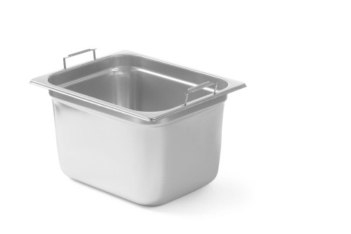 Przejdź do produktu Pojemnik GN 1/2 z chowanymi uchwytami, HENDI, GN 1/2, 12,5L, (H)200mm