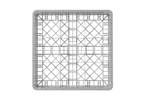 Przejdź do produktu Kosz do szkła 500×500 mm, HENDI, 9 przegródek 150x150 mm, 500x500x(H)104mm