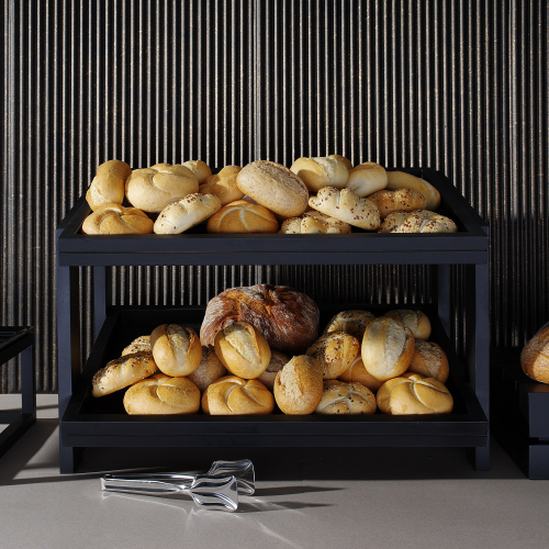Przejdź do produktu Stojak 2-poziomowy Madeira Black 574x323x441 mm