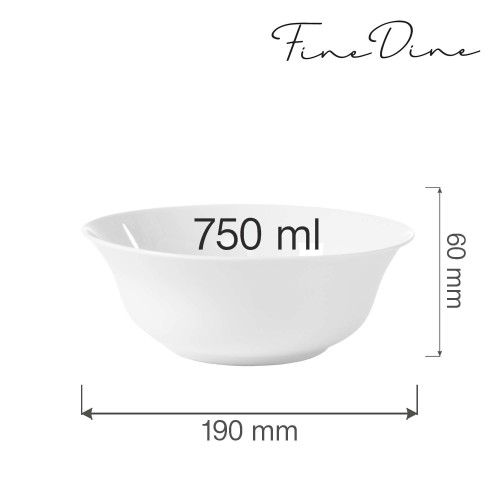 Przejdź do produktu Miska Bianco 750 ml, 190 mm