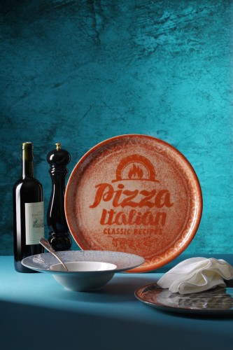 Przejdź do produktu Talerz do pizzy Recipe Collection Brick Red, HENDI, czerwony, ⌀310mm
