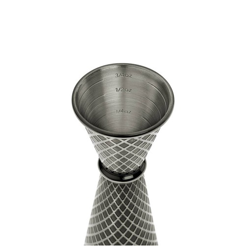 Przejdź do produktu Miarka barmańska w stylu japońskim Diamond Lettice, czarna, BarFly, 30/60ml