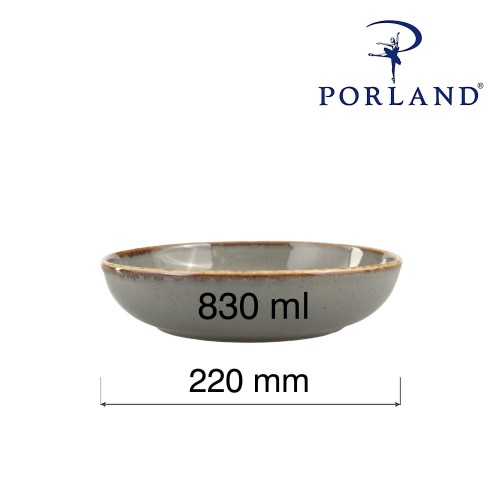 Przejdź do produktu Miska płytka Stone, 220mm