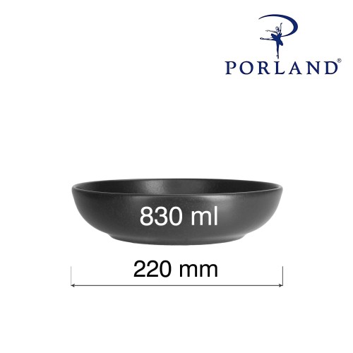 Przejdź do produktu Miska płytka Coal, 220mm
