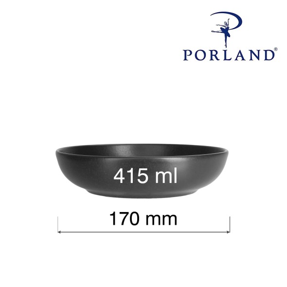 Miska płytka Coal, 170mm